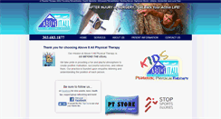 Desktop Screenshot of aboveitallphysicaltherapy.com